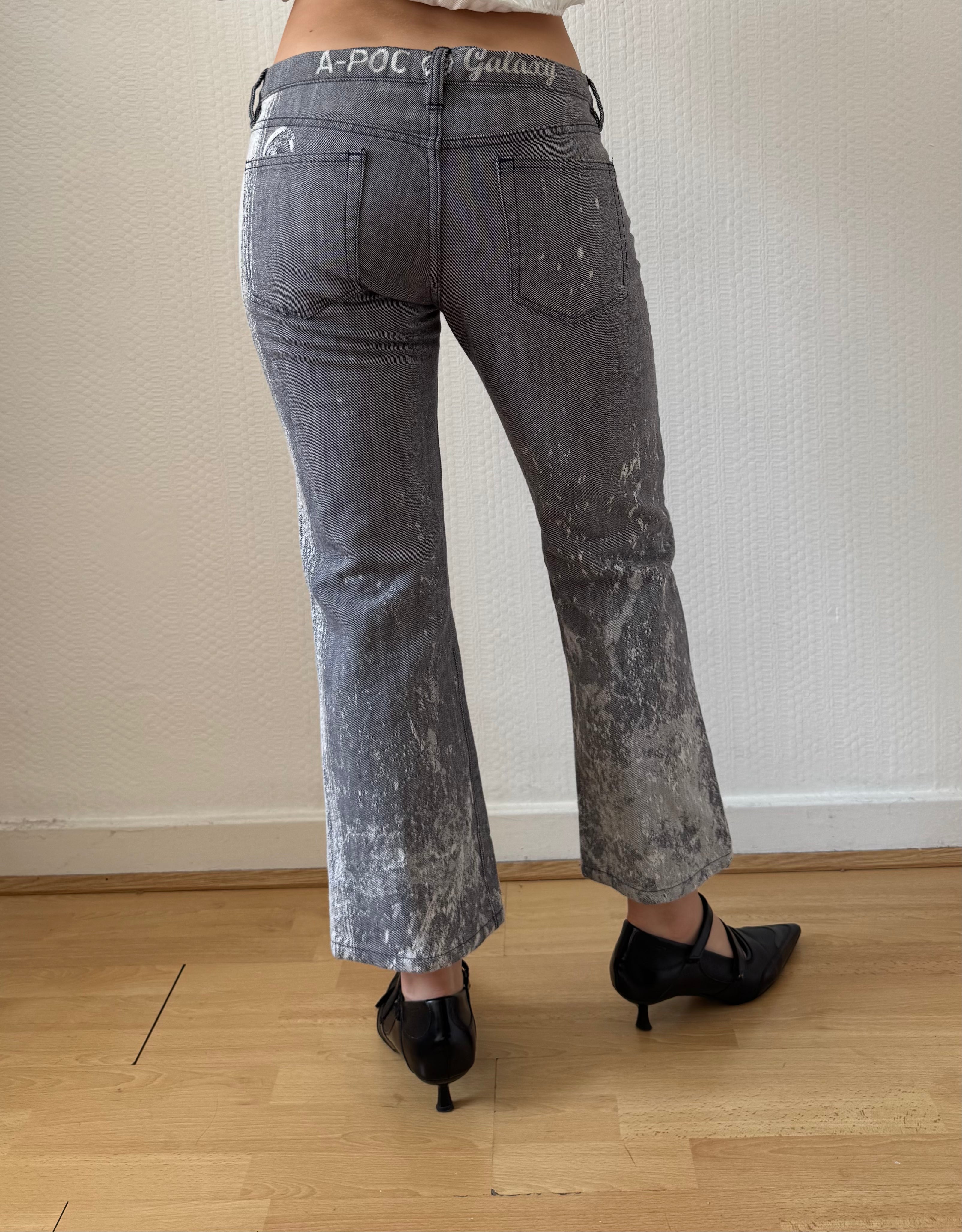 A/W 2007 A-POC Galaxy Cropped Jeans