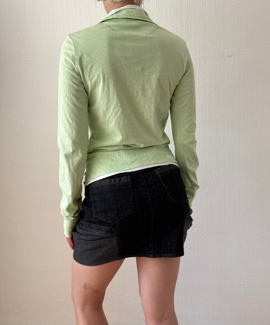 Double Layer Long Sleeved Polo