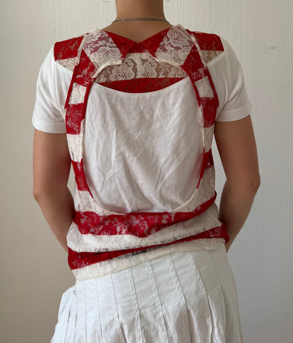 S/S 2013 Lace Panelled T-Shirt
