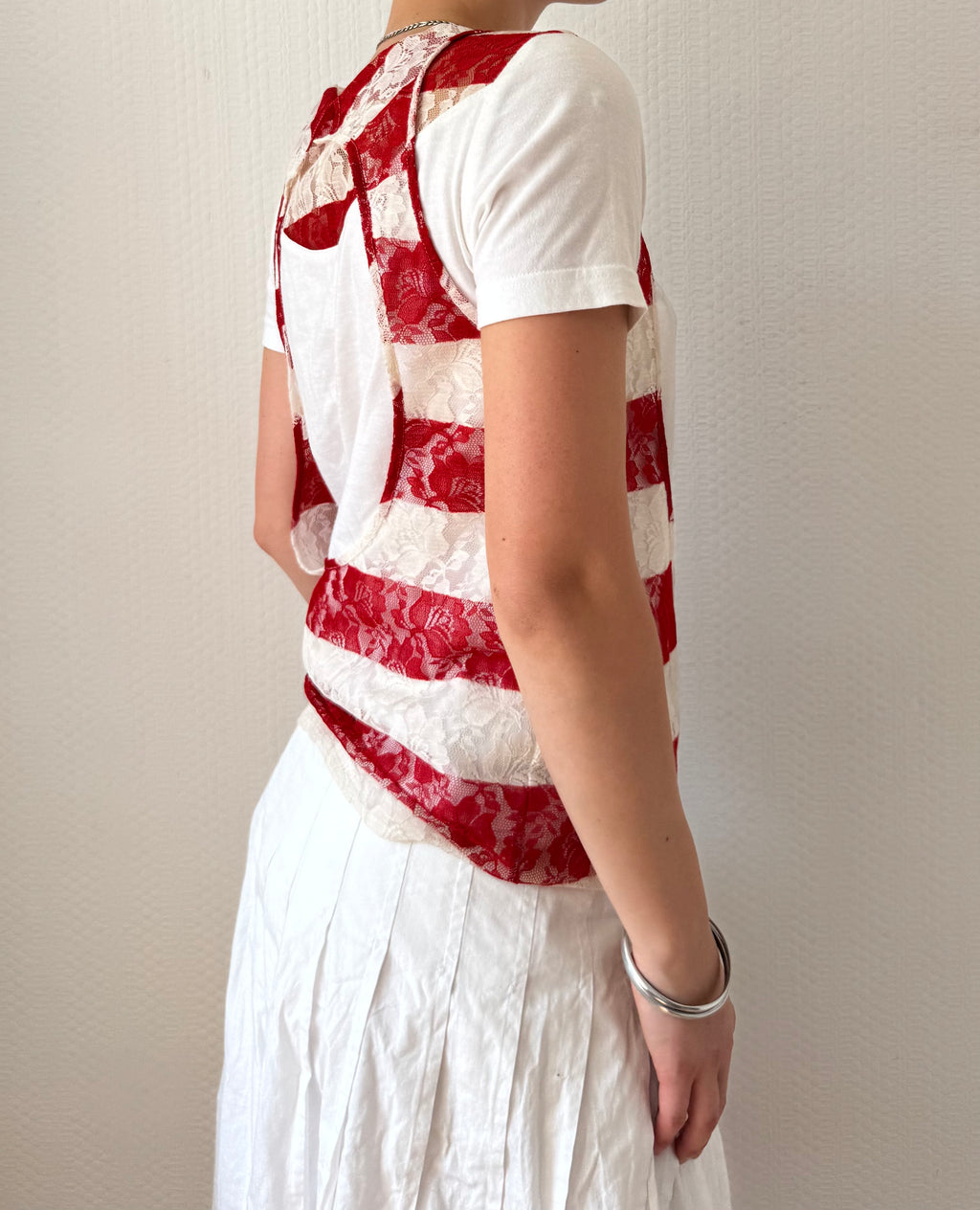 S/S 2013 Lace Panelled T-Shirt